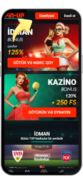 Pin Up - Necə Qeydiyyatdan Keçmək olar